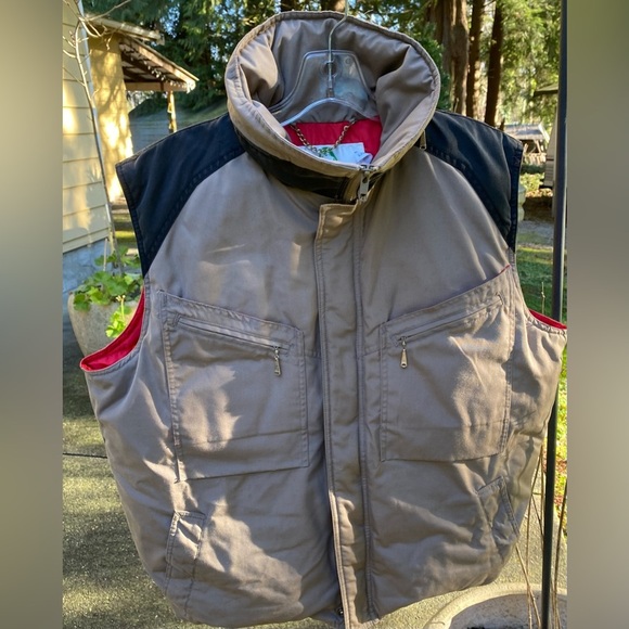 RARE Pacific Trail Mens L Down Zip Up Vest Vintage - Picture 1 of 14